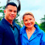 Nutritionist Peter Lantin with his mother