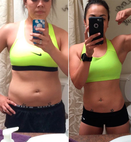Weight loss before and after - photos by Tucson Wellness MD