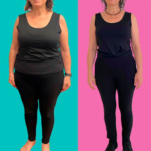 Weight loss program before and after - photo by Off Weight Loss Solutions