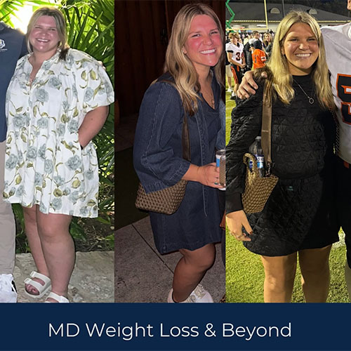 Diet before and after - photos by MD Weight Loss & Beyond